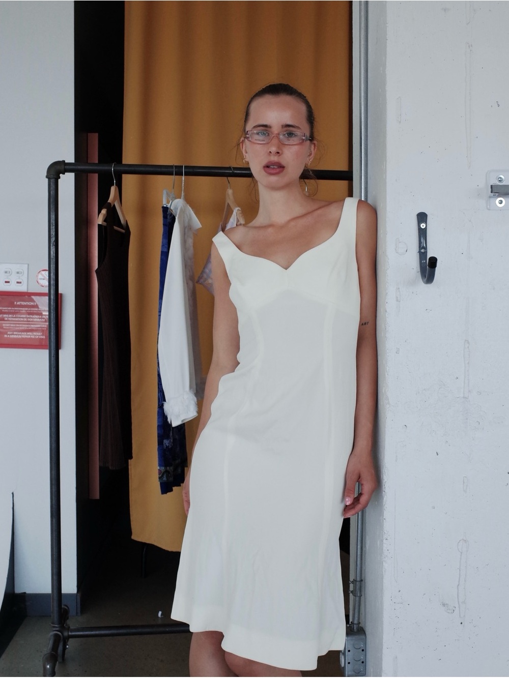 Vivienne Westwood Cream Midi Slip Dress